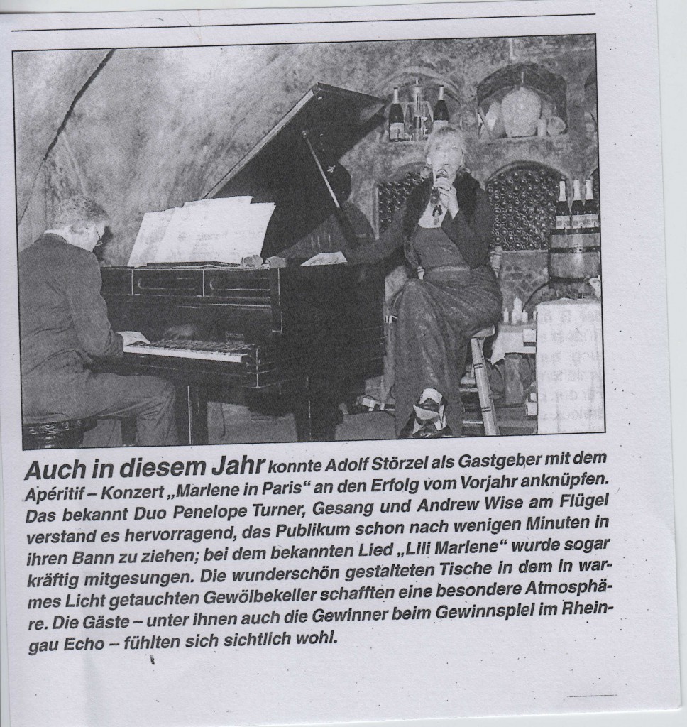 Clipping Rheingau Echo 2015